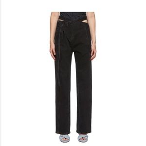 Ottolinger Black Wrap Jeans
